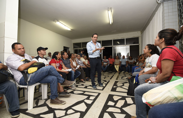 Rands explicou no encontro, na Igreja da Soledade, que vai aproveitar a tecnologia. Foto: Keila Castro/Divulgao