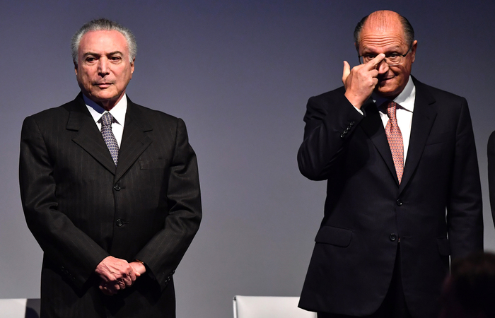 "PT que escolheu o Temer" disse o candidato do PSDB. Foto: Nelson Almeida / AFP