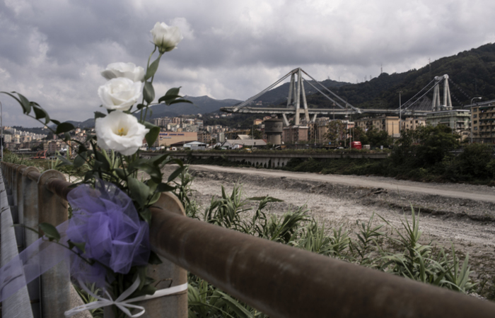 Em 14 de agosto, Gnova vivia uma das piores tragdias de sua histria, com a queda da ponte Morandi. Foto: MARCO BERTORELLO / AFP