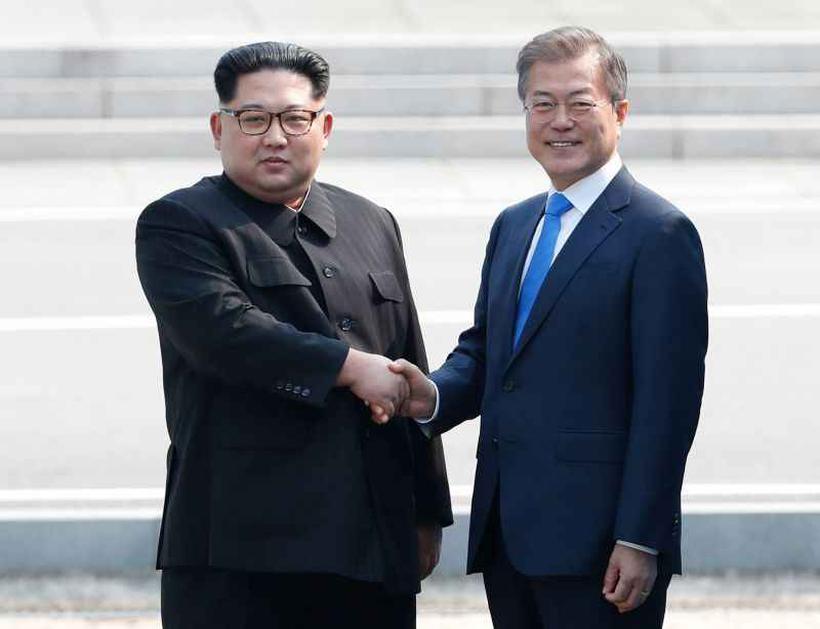 Moon Jae-in, que se reuniu duas vezes com Kim Jong Un este ano, teve um papel chave de intermedirio para tornar possvel o encontro histrico entre o lder norte-coreano e o presidente americano Donald Trump. Foto: AFP