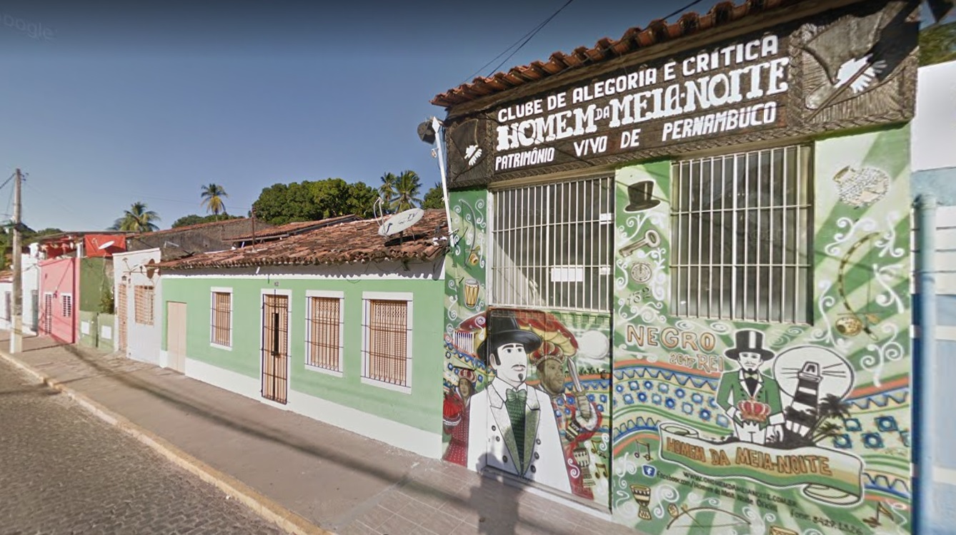 A sede do calunga do carnaval pernambucano est localizada na estrada do Bonsucesso, em Olinda. Foto: Reproduo/Google