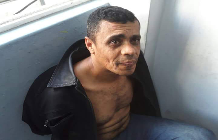 Adlio Bispo de Oliveira foi preso em Minas Gerais e transferido para um presdio de segurana mxima em Campo Grande (MS). Foto: PM-MG/Dviulgao