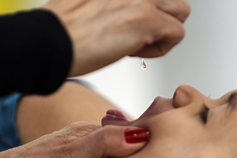 Vacinao contra a poliomielite e o sarampo. Foto: Marcelo Camargo/Arquivo Agncia Brasil