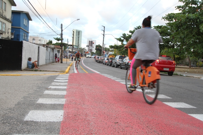 De acordo com a Ameciclo, o objetivo  que esse estudo sirva de parmetro para a criao de projetos ciclovirios nas cidades. 
Foto: Nando Chiappetta/DP. (De acordo com a Ameciclo, o objetivo  que esse estudo sirva de parmetro para a criao de projetos ciclovirios nas cidades. 
Foto: Nando Chiappetta/DP.)