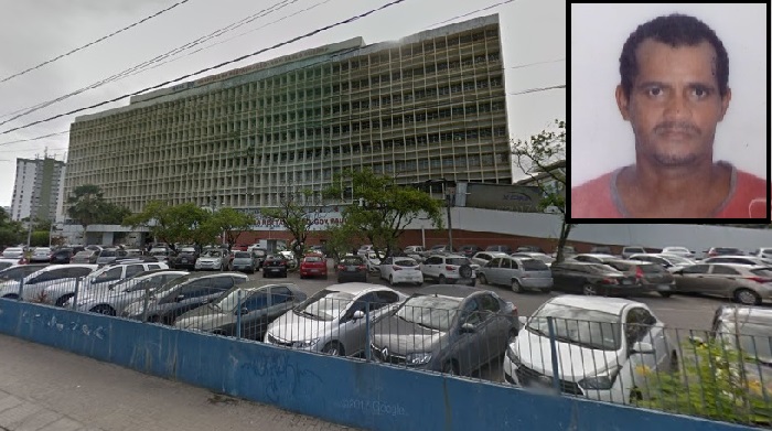 Fbio Tavares da Silva (detalhe) desferiu facada e agrediu ex-companheira, que foi socorrida para o HR. Imagens: Google Street View (Mai2017) e reproduo