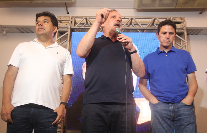 Mendona e Bruno vo defender nome de Bolsonaro. Armando no se posicionou. Foto: Nando Chiappetta/DP