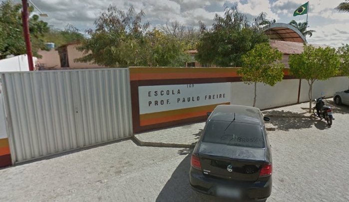 Acidente aconteceu na Escola Professor Paulo Freire, em Salgueiro. Foto: Google Maps/Reproduo.