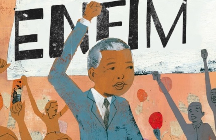 Livro aborda diversos perodos da vida de Nelson Mandela, como a infncia e libertao da priso. Imagem: V&R Editora/Divulgao