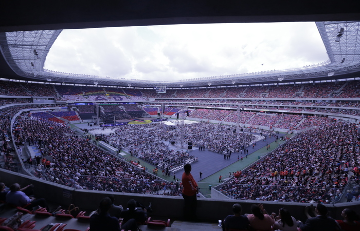 Evento realizado no ano passado, lotou a Arena de Pernambuco. Imagem: Divulgao