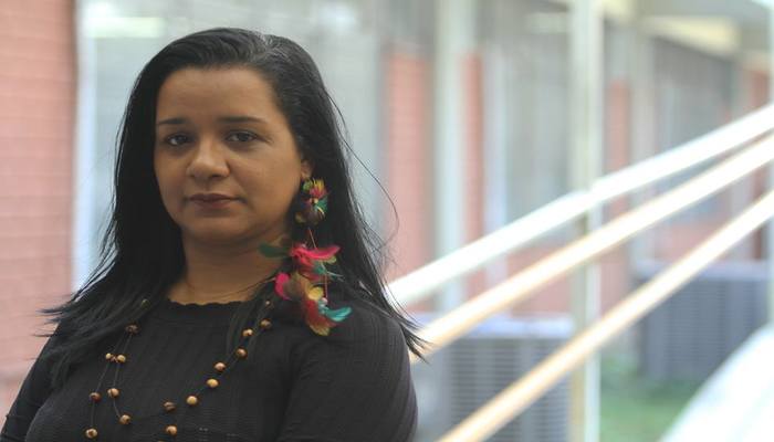 A professora Josivnia Freitas, teve sua filha como alvo de discriminao por parte de um garoto defensor de Bolsonaro. Foto: Nando Chiappetta/DP 