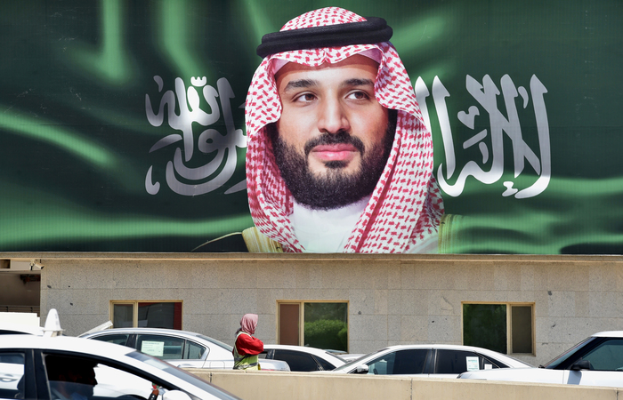 O prncipe herdeiro saudita Mohammed bin Salman estaria envolvido no suposto assassinato do jornalista Jamal Khashoggi. Foto: FAYEZ NURELDINE / AFP