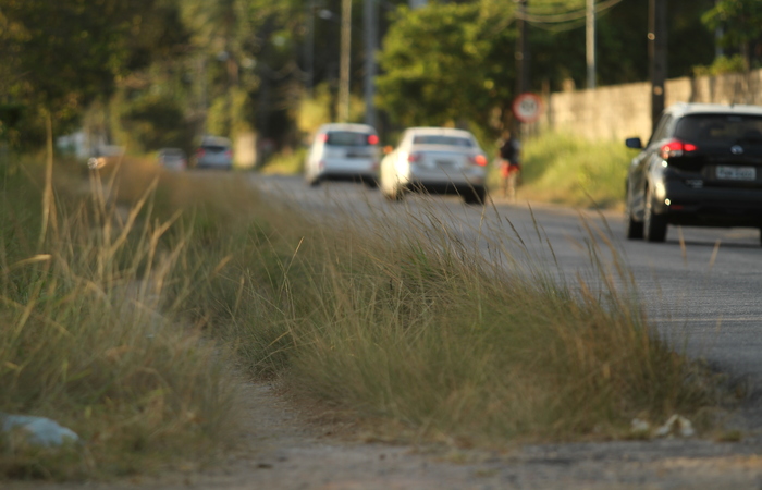 Falta de caladas est entre os principais problemas da via de 18 km. Foto: Peu Ricardo/DP