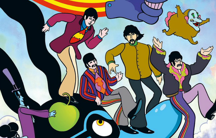 Lanado originalmente em 1968, a nica animao feita para o cinema relacionada aos Beatles. Foto: Apple/Divulgao
