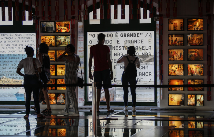 Espao rene a histria e os encantos da arte do maior dos smbolos pernambucano: o frevo imortalizado. Foto: Paulo Paiva / DP FOTO