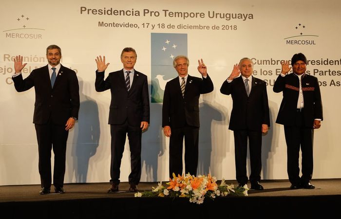 O presidente Michel Temer participa da LIII Cpula dos Chefes de Estado do Mercosul e Estados Associados, em Montevidu (Uruguai). Foto: Cesar Itiber/PR