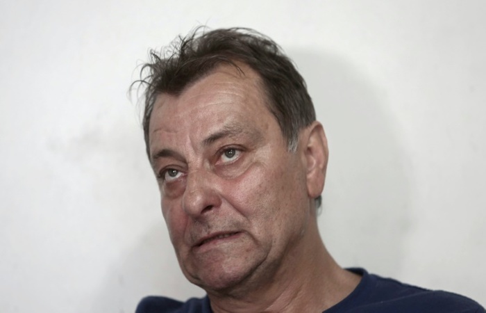 Cesare Battisti em foto de 20 de outubro de 2017 durante entrevista  AFP em Cananeia, So Paulo. Foto: AFP