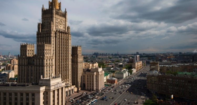 Prdio do Ministrio russo das Relaes Exteriores, em Moscou. Foto: Joel Saget/ AFP