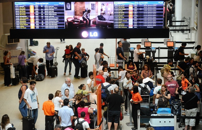 Movimentao no Aeroporto Santos Dumont. Foto: Tnia Rego/Agncia Brasil/Fotos Pblicas