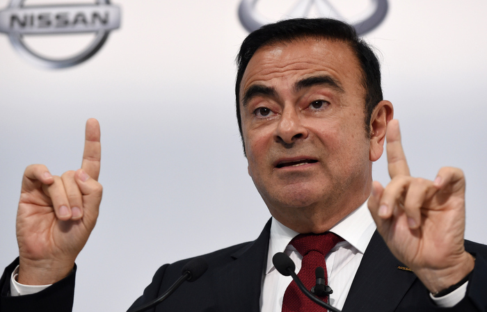 Carlos Ghosn, que continua sendo o presidente da Renault, est detido no Japo desde 19 de novembro. Foto: Toshifumi KITAMURA / AFP