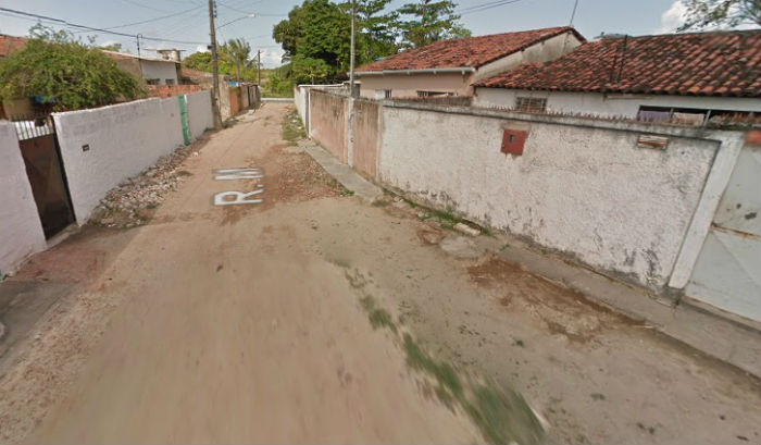 Crime aconteceu na residncia do casal, na Rua M. Foto: Google Street View/Reproduo.