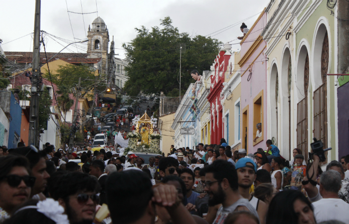 A expectativa  reunir aproximadamente 10 mil pessoas na concentrao. At o final do cortejo, o nmero duplica. Foto: Mandy Oliver/Esp.DP