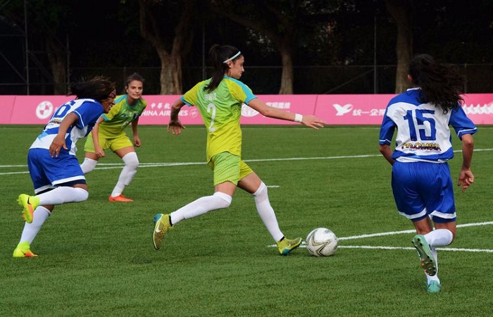 Futebol feminino  um dos esportes que integram a Universade. Foto: Arquivo/Divulgao/Felipe Chargel/CBDU