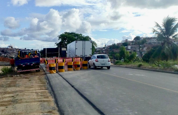 Obras BR-101. Foto: Divulgao DER