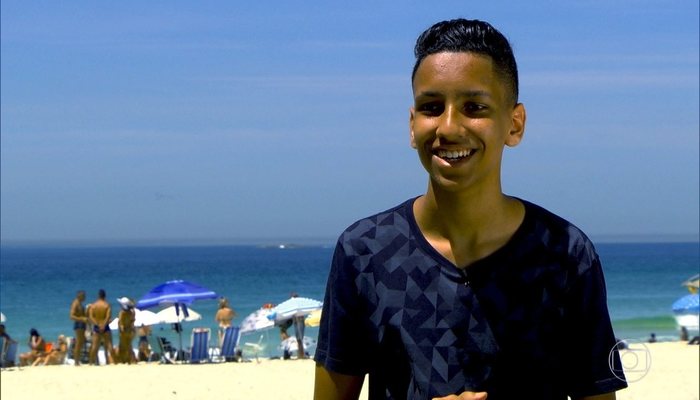 Whadi Gama se inspirou em frase do jogador de futebol Egdio. Foto: Reproduo/TV Globo 