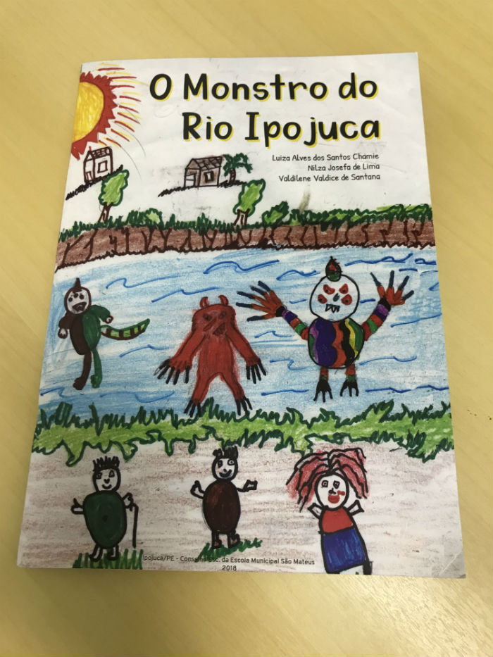 Rio Ipojuca  tema do livro elaborado coletivamente por estudantes do municpio. Foto: Secom Ipojuca/Divulgao.