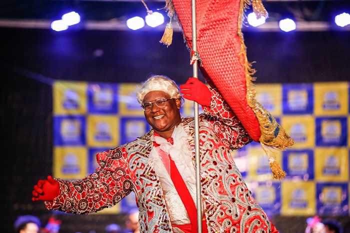 Clvis Ramos de Moura, do Maracatu Estrela Brilhante do Recife. Crdito: Srgio Bernardo/Divulgao