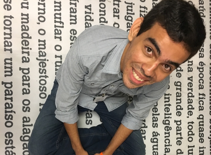 Francisco foi finalista em 2014 e agora voltou ao evento como um exemplo. Foto: Anamaria Nascimento/DP Francisco foi finalista em 2014 e agora voltou ao evento como um exemplo. Foto: Anamaria Nascimento/DP