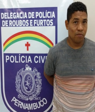 Carlos Henrique Batista da Silva foi preso nessa quarta-feira. Foto: Polcia Civil/Divulgao.