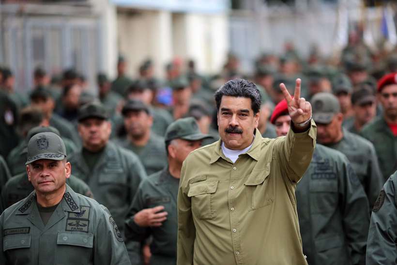 Entre os sancionados esto o comandante da Guarda Nacional Bolivariana e chefes de Defesa nos estados de Bolvar. Foto: Arquivo/AFP
