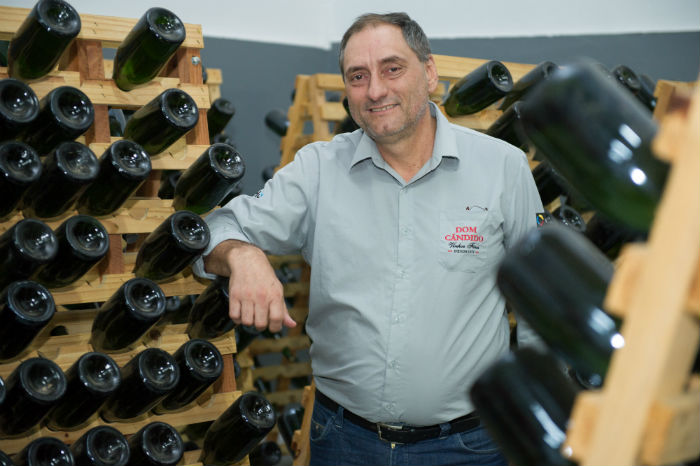 Marcos Valduga destaca a qualidade dos vinhos nacionais. Foto: Jlio Soares/cortesia Ibravin/Sebrae