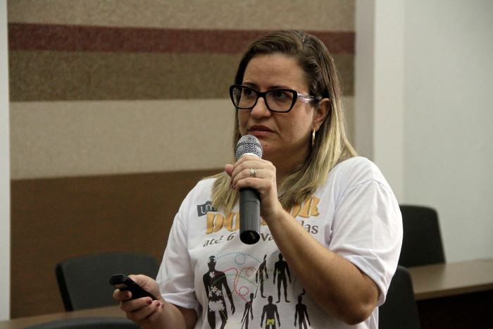 Noemy Gomes, da Central de Transplantes, ressalta a eficincia de Pernambuco. Crdito: Miva Filho