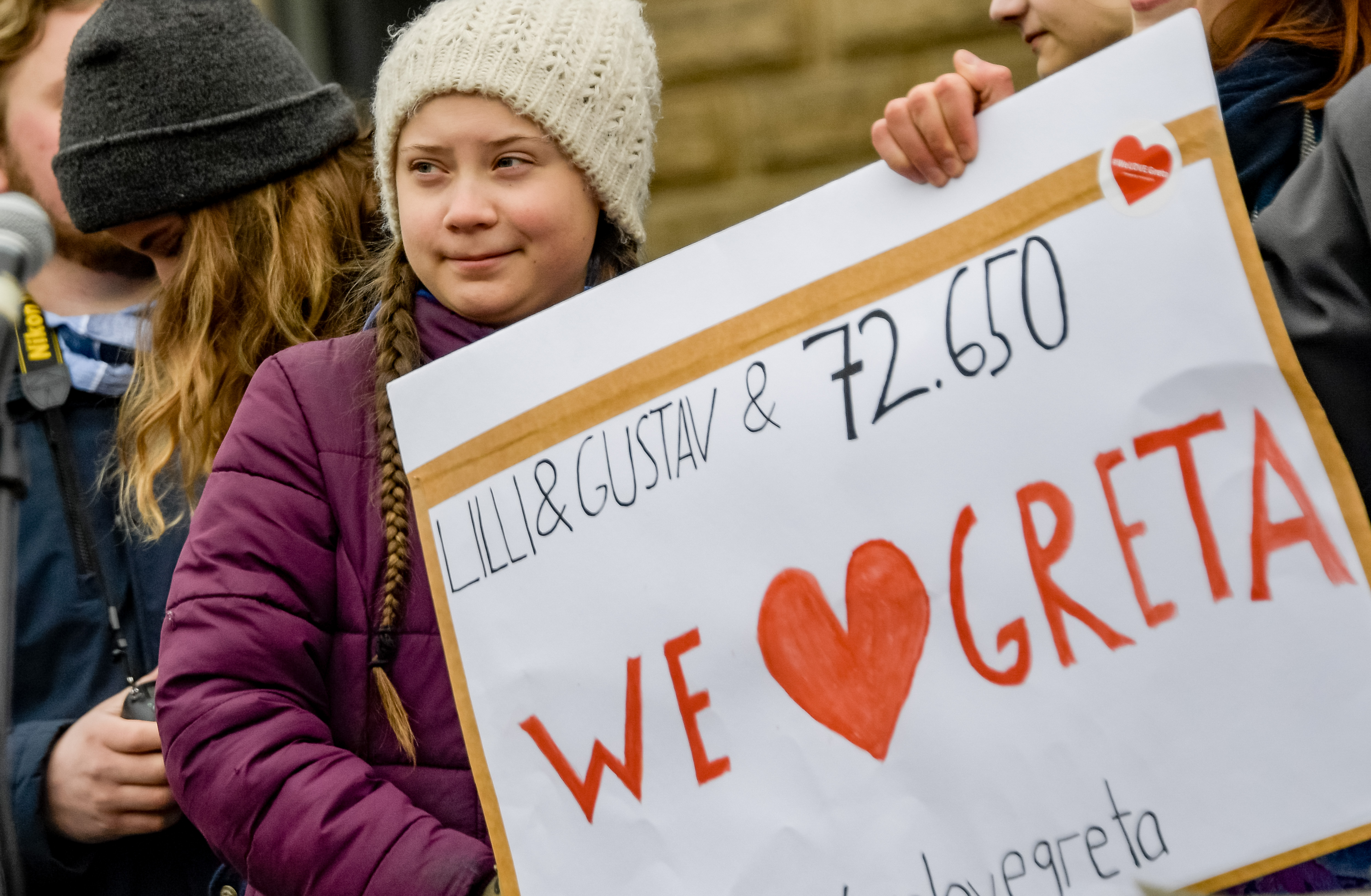 Greta Thunberg, 16 anos, se transformou numa figura de destaque na luta contra as mudanas climticas. Foto: Axel Heimken / AFP