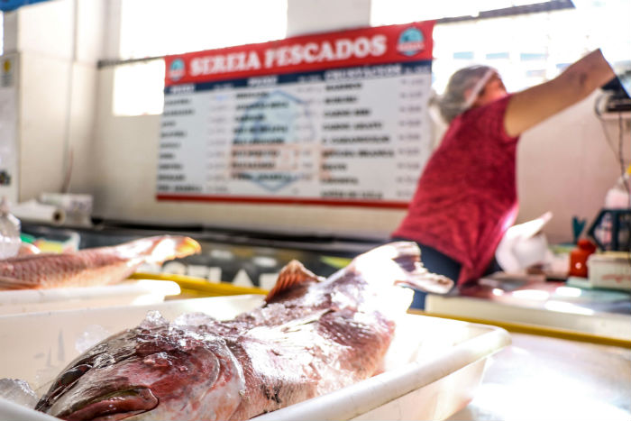 Operao aconteceu no Mercado da Encruzilhada nesta segunfa-feira. Foto: Ikamah/PCR/Divulgao.