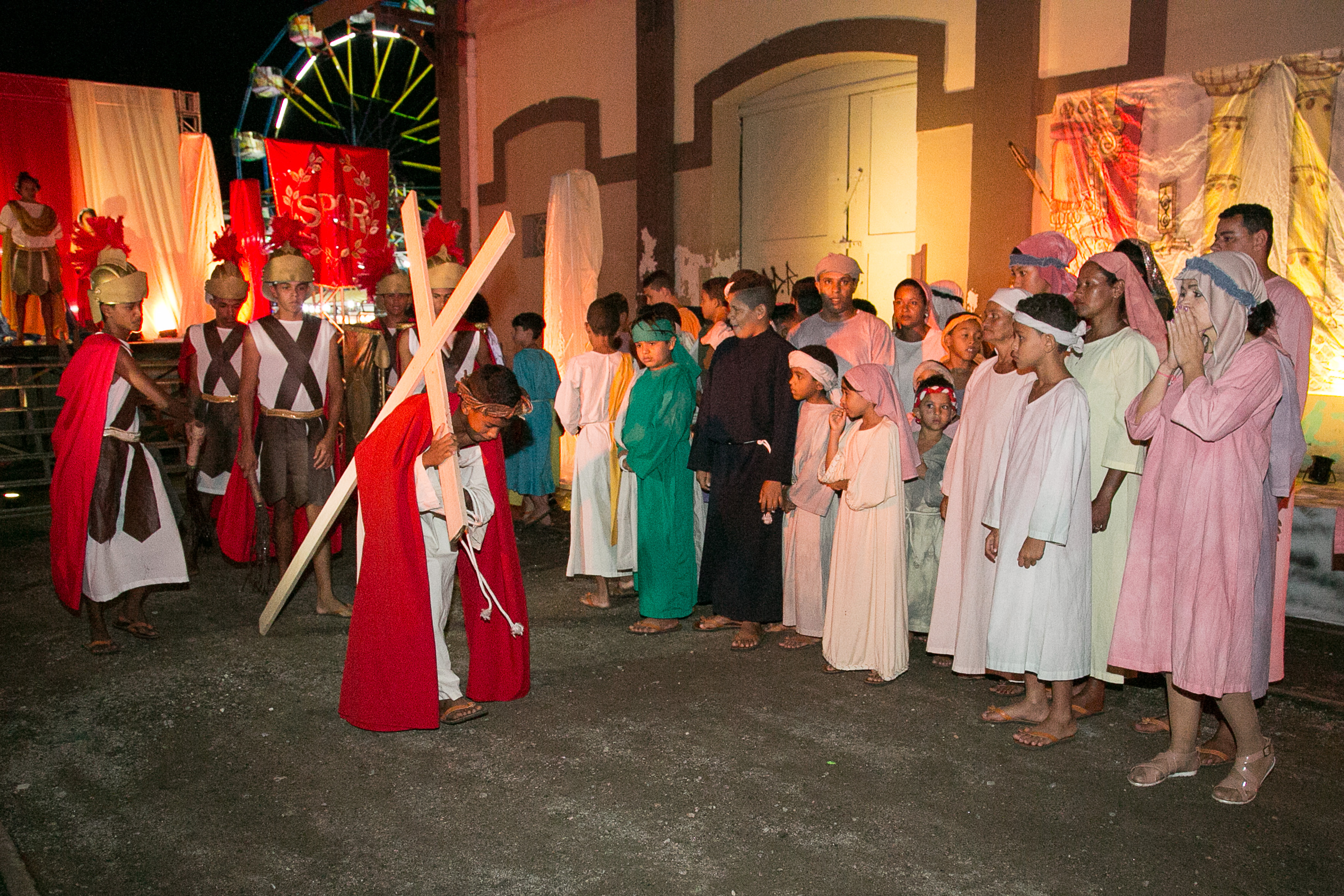 Encenao da Paixo em Caruaru acontece no Morro do Bom Jesus. Crdito: Jorge Farias/Divulgao