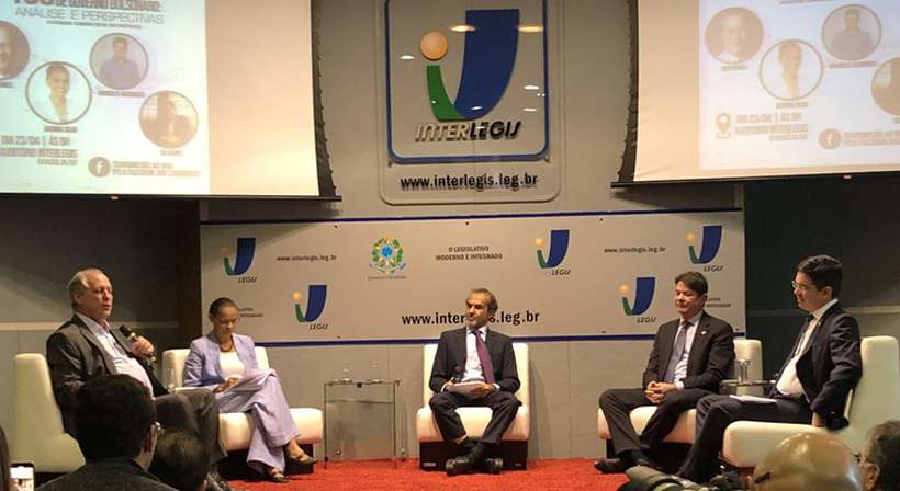 Ex-candidatos à Presidência debateram sobre os 100 primeiros dias de governo Bolsonaro em evento promovido, nesta terça-feira (23/4), no Interlegis. Foto: Bernado Bittar/CB/D.A Press Ex-candidatos à Presidência debateram sobre os 100 primeiros dias de governo Bolsonaro em evento promovido, nesta terça-feira (23/4), no Interlegis. Foto: Bernado Bittar/CB/D.A Press