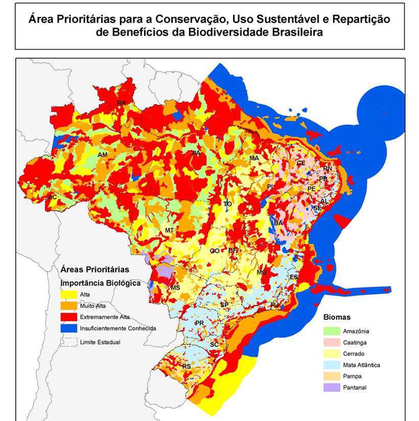 Registro de Ã¡reas de conservaÃ§Ã£o estÃ£o indisponÃ­veis no site do MMA. Foto: ReproduÃ§Ã£o