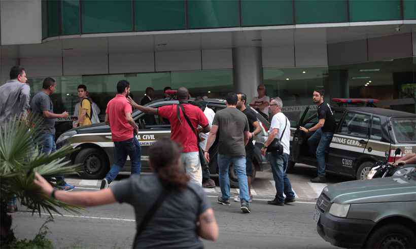 Tiroteio ocorreu em um estacionamento em Juiz de Fora. Foto: Fernando Priamo/ Tribuna de Minas