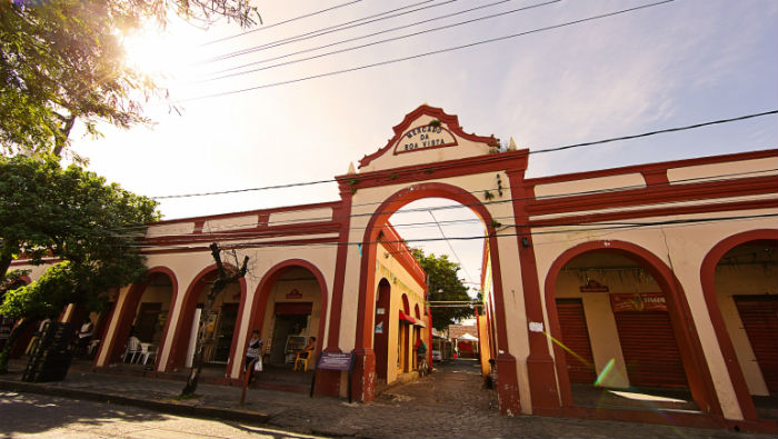 O Mercado da Boa Vista ser visitado no passeio a p deste domingo (12). Foto: Sol Pulqurio/PCR/Divulgao.