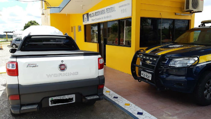 Veículo havia sido roubado no início do ano. Foto: PRF / Divulgação