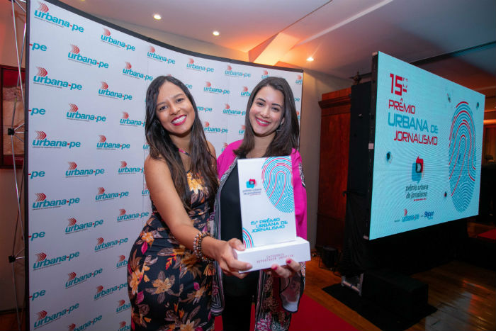 Alice de Souza e Anamaria Nascimento foram premiadas na 15 edio do Urbana. Foto: Urbana-PE/Divulgao.