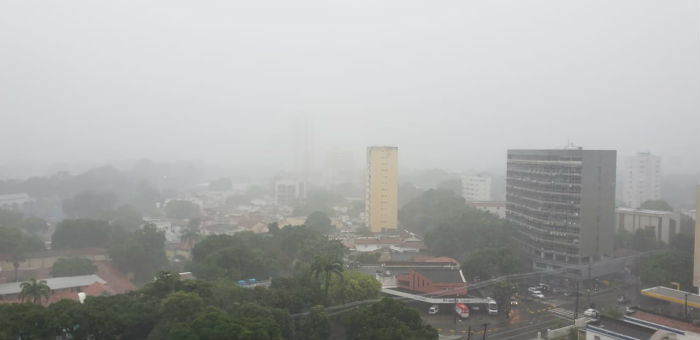 A cidade apresenta um acumulado de 373 mm em menos de 72 horas de chuvas. Foto: Peu Ricardo/DP.