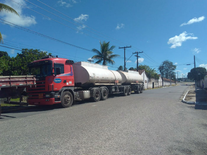 Caminho roubado transportava 43 mil litros de etanol. Foto: Seres/Divulgao.