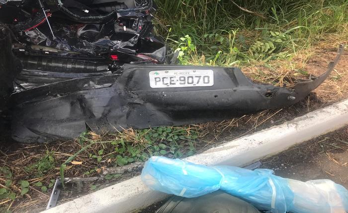 Grave acidente na BR-101 da Paraíba deixa uma vítima pernambucana | Local:  Diario de Pernambuco