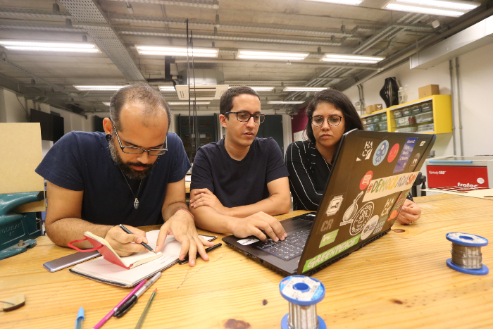 Na foto, a equipe do Navegue, Igor Cabral, Nathalia Machado e Caio Scheidegger.
Foto: Tarciso Augusto / Esp. DP Foto. (Na foto, a equipe do Navegue, Igor Cabral, Nathalia Machado e Caio Scheidegger.
Foto: Tarciso Augusto / Esp. DP Foto.)