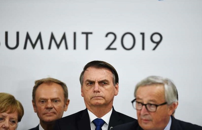 Bolsonaro: "Eu queria que tivesse sido na Indonsia, t ok? Ele ia ter o destino que o Archer teve no passado". FOTO: AFP/Charly Triballeau (Bolsonaro: "Eu queria que tivesse sido na Indonsia, t ok? Ele ia ter o destino que o Archer teve no passado". FOTO: AFP/Charly Triballeau)