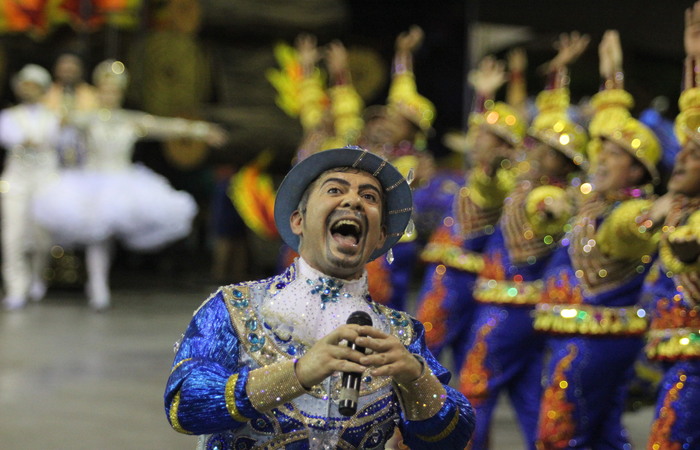 Fbio Andrade, marcador da Junina Lumiar. Foto: Samuel Calado/DP